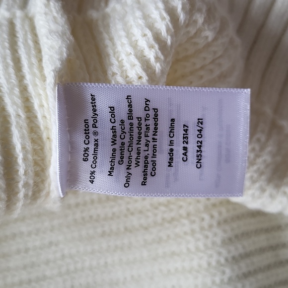 T by Talbots Tipped Stripe Sweater NWT - Picture 7 of 8